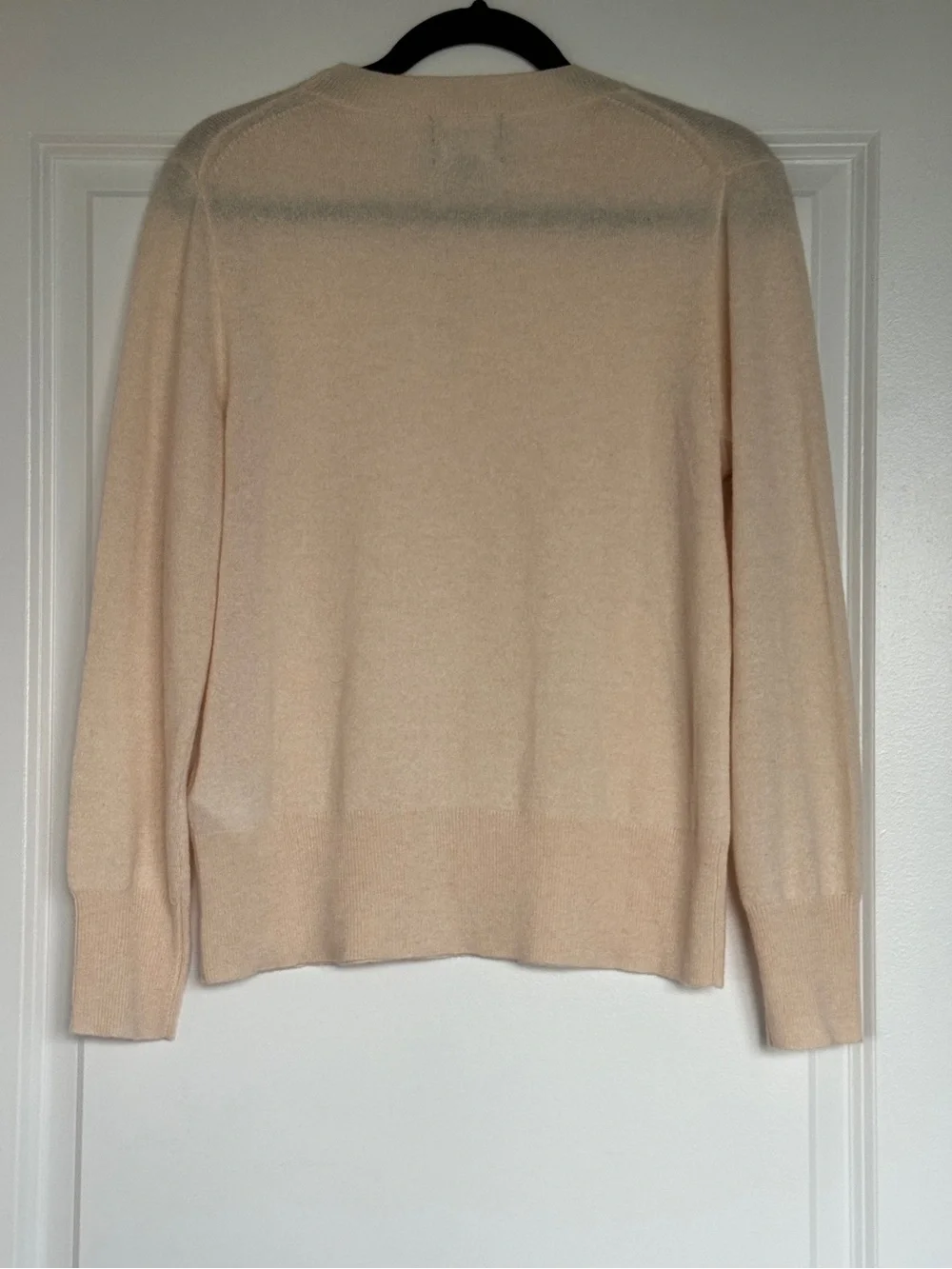 NWT! J. CREW 100% cashmere classic-fit crewneck sweater hthr natural small BA400